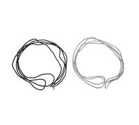 MALUGOGO 4 cordones redondos negros de 120 cm con diamantes de imitación con cristales de color AB, cuerdas brillantes de 4 mm de ancho para tenis y botas, cuerda decorativa para caminar y moda