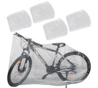 MALUGOGO 4 Fundas Desechables Impermeables de Pe para Motocicleta y Bicicleta Ligeras y Fáciles de Transportar para Uso Exterior en Invierno
