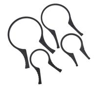 MALUGOGO 4 llaves de extracción de lentes de filtro, llave de filtro de lente de cámara, práctica herramienta de plástico, color negro para suministro de cámara de fotografía