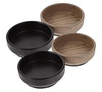 MALUGOGO 4 Posavasos para Muebles de Madera Diseño Antideslizante y Resistencia al Desgaste, Topes para Patas de Muebles Que Reducen la Fricción y Protegen el Suelo