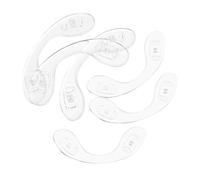 MALUGOGO 5 almohadillas de silicona para lentes, antideslizantes, buena dureza, no se deforman fácilmente, ajuste cómodo para grupos de miopía