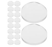 MALUGOGO 50 Unidades Unidades Almohadillas Protectoras Transparentes Antideslizantes de Silicona Redondas para Mesas Gabinetes y Marcos Adhesivas y Flexibles para Hogar y Oficina