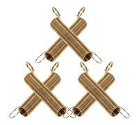 MALUGOGO 6 ganchos de metal de aleación de alambre de tensión extendida con resorte elástico, versátil, fácil instalación, pieza de gancho de repuesto para reloj despertador, reemplazo de reloj de