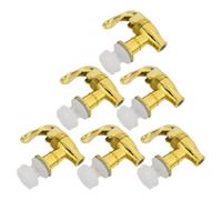 MALUGOGO 6 Grifos de Repuesto de Plástico para Dispensador de Agua y Bebidas Válvula Antigoteo de 18mm, Fáciles de Limpiar, Ideales para Cocinas Comerciales y Bufés