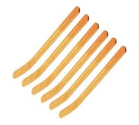 MALUGOGO 6 soportes decorativos de madera para varillas de incienso con bandeja colectora de cenizas, colocación segura y estable, bordes redondeados, placa estética moderna para configuración