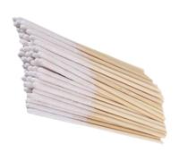 MALUGOGO 60 varillas de algodón para maquillaje, fáciles de transportar, no desprende pelo, material de bambú para pasatiempos y limpieza de lugares difíciles de alcanzar