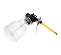 MALUGOGO Aceitera Manual para Motores Bomba de Plástico de 250ml, Cuerpo Transparente y Efecto de Sellado Adecuado para Mantenimiento Mecánico y Bicicletas