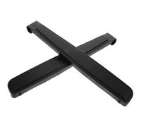 MALUGOGO Almohadillas para Reposabrazos de Silla Plegable Negras, Cojines de Plástico Resistentes al Clima para Sillas de Playa y Camping al Aire Libre, Reducen la Fatiga