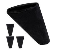 MALUGOGO Almohadillas protectoras de silicona para freidora de aire, 4 piezas con diseño compacto y material de silicona suave, apto para lavavajillas y estante de horno para estantes de deshidratador