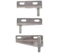 MALUGOGO Bisagras Eje Izquierda Acero Inoxidable para Puerta de Congelador 3 Piezas 28 Mm Bisagra Comercial Cierre y Recambio Puerta Congelador para Nevera Industrial