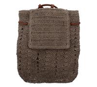 MALUGOGO Bolsa de playa tejida de paja, mochila única de moda para guardar objetos pequeños, se puede llevar en un hombro para ir y fiestas