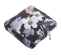 MALUGOGO Bolsa de servilletas sanitaria portátil, pequeña bolsa de tampón de 7.8 x 3.9 x 1.2 pulgadas, ligera, segura, de tela de algodón, bolsa de almacenamiento para viajes al aire libre para