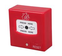 MALUGOGO Botón de Alarma Manual contra Incendios Rojo Reinicio Manual y Sistema Integrado para Espacios Públicos y Nuevas Construcciones