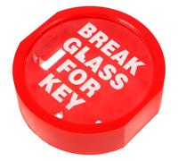 MALUGOGO Caja de Seguridad Llave para Puerta de Emergencia, Cerradura Antirrobo Llavero para Romper Cristales, Caja para Almacenamiento de Llaves, Montaje en Pared, Uso Industrial