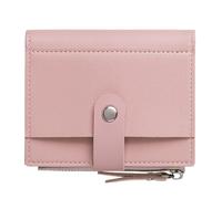 MALUGOGO Cartera Corta de Mujer de PU Rosa Gran Espacio y Bolsillo para Monedas Adecuado para Obsequio de Cumpleaños o Día Madre