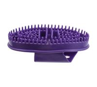 MALUGOGO Cepillo de masaje ovalado de plástico para cuerpo y vientre con diseño ergonómico, herramienta de liberación muscular fácil de limpiar para absorción de aceite y reducir la tensión, para