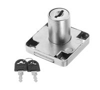 MALUGOGO Cerradura de seguridad de acero inoxidable con llaves para armario doméstico y archivador de oficina