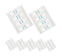 MALUGOGO Cinta Facial Invisible para Levantamiento Facial en V 80 Piezas de Pvc Resistente al Agua para Estiramiento Instantáneo y Redefinición