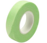 MALUGOGO Cinta para Extensiones de Pestañas 1,2 Cm Ancho X 9 M Rollo Cinta Adhesiva Transpirable de Tela No Tejida Verde para Maquillaje y Levantamiento de Ojos