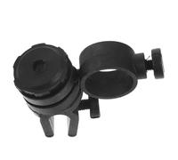 MALUGOGO Clip para Linterna de Casco de Seguridad Plástico, Compatible Linternas de 18-24 Mm, Soporte Ligero para Casco, Accesorio Adecuado para Inspección y Trabajo Seguro en Obra