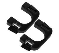 MALUGOGO Clips Paquete de 1 Par para Coche del Maletero Trasero Soporte de Plástico Negro Fácil de Instalar, Apertura para Accesorios de Baúl