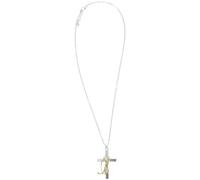 MALUGOGO Collar de Crucifijo Dorado Colgante Médico de Aleación, Longitud Ajustable, Adecuado para Obsequio de Graduación de Doctoras y Enfermeras