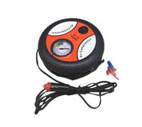 MALUGOGO Compresor de Aire Portátil con Escala Visible para Neumáticos de Coche 12v 3 Boquillas y Motor Grande de 19 Cilindros en Plástico y Metal