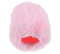 MALUGOGO Cubierta de Micrófono Antiviento para Micrófono Condensador Compatible con Sennheiser Mk4 y Funda Peluda Rosa Antirruido Filtro Protector de Piel para Grabación Profesional