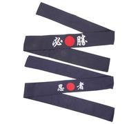 MALUGOGO Diademas de karate con artesanía y diseño de moda, algodón transpirable, 2 unidades, estilo japonés, para hombres y mujeres, para cocinar y hacer deporte