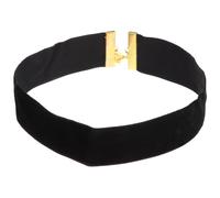 MALUGOGO Elegante gargantilla de terciopelo negro para mujeres de edades con larga vida útil y ajuste cómodo, para eventos de cosplay y festivales de música