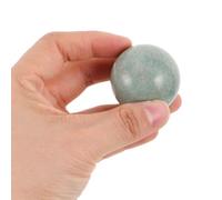 MALUGOGO Esfera de Amazonita Feng Shui Pulida Natural 35-40 Mm para Decoración del Hogar, Bola de Cristal Natural para Sala, Oficina y Colecciones, Piedra de Roca Feng Shui para Energía