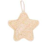 MALUGOGO Esponja natural de lufa corporal con forma marina, esponja de baño exfoliante para ducha, cepillo de baño suave de fibra vegetal adecuado para hombres y mujeres