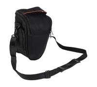 MALUGOGO Estuche para Cámara DSLR y Mirrorless Cremallera de Aleación Metálica, Bolsa de Hombro Protectora para Fotógrafos de Naturaleza y Senderismo, Color Negro