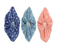MALUGOGO Fundas Antideslizantes para Zapatos de Tejido Reutilizables y Lavables 3 Pares Color Aleatorio para Limpieza y Protección del Hogar