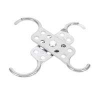 MALUGOGO Hebilla de Seguridad de Aluminio Diseño de 8 Orificios, Funciones Dobles y Cierre Estable para Fabricación de Máquinas y Electrodomésticos