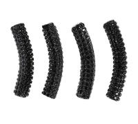MALUGOGO Hebillas de metal para cordones de zapatos, uso práctico y no se caen fácilmente, hebillas de repuesto decorativas, 4 piezas para adorno de encaje de zapatos, accesorios de moda