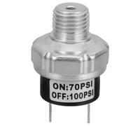 MALUGOGO Interruptor Regulador de Presión de Aire Pequeño 70-100 Psi para Compresores, Válvula de Control Multifuncional para Agua y Gas, Detección Precisa, Portátil y Compatible Sistemas