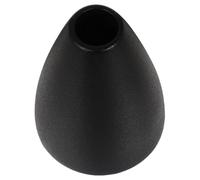 MALUGOGO Jarrón de Cerámica Negro Minimalista para Flores Pequeñas y Plantas, Diseño Zen Simple Adecuado para Mesas y Alféizares en Decoración del Hogar