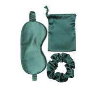 MALUGOGO Juego de 3 máscaras de seda con cuerda para el pelo y bolsa de almacenamiento para viajes y uso doméstico, calma la piel facial y alivia el estrés, cómodo antifaz para dormir para personas