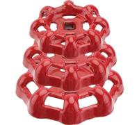 MALUGOGO Juego de 3 piezas de volante de válvula de hierro fundido con 6 x 6/7 x 7/8 x 8 mm, manijas de repuesto para válvula de puerta, grifo de agua al aire libre y accesorios de manguera