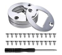 MALUGOGO Juego de Inserto para Abridor de Botellas de Acero Inoxidable con Tornillos, Accesorio Duradero y Seguro para Uso Diario en Hogar y Fiestas