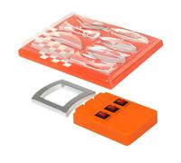 MALUGOGO Kit de experimento óptico de física, prismas y lentes convexas cóncavas, juego de ciencia óptica multifuncional para enseñar refracción y reflexión, juego de lentes ópticas para educación