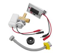 MALUGOGO Kit de válvula de descarga automática de orinal sin contacto con rendimiento estable, ABS y material de cobre para uso en baños públicos y baños comerciales