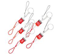 MALUGOGO Llavero de Halloween Colgante Estilo Sangre, 5 Piezas en Abs y Metal, Accesorio Versátil y Diseño Único para Decoración y Bolsos Pequeños