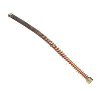 MALUGOGO Manguera de Aluminio para Compresor de Aire 12Mm Diámetro X 49Cm Longitud Intercambiador de Calor y Tubo de Refrigeración Accesorio Compatible para Mangueras de Aire y Repuestos