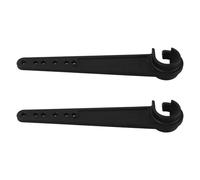 MALUGOGO Manijas de repuesto para controlador de silla de ruedas, color negro, comodidad y portabilidad, 30 % fibra de vidrio, juego de 2 piezas, adecuado para usuarios de sillas de ruedas