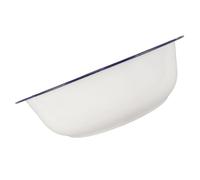 MALUGOGO Masajeador de pies plegable para lavabo de pies, clásico, redondo, esmaltado, resistente a la corrosión, gran capacidad para hoteles y entornos profesionales de spa