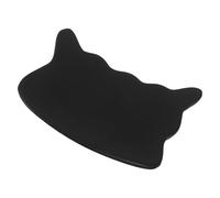 MALUGOGO Masajeador Gua Sha Portátil de Cuerno de Buey Negro para Rostro y Cuello Diseño Ergonómico Que Promueve Circulación Saludable Uso Diario Viaje