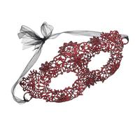 MALUGOGO Máscara veneciana de encaje grueso para fiesta de Halloween con cinta para mujer, accesorios de disfraz de Mardi Gras