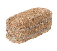 MALUGOGO Mini Fardos de Heno Decorativos en Miniatura, Paja Artificial Resistente, Tamaño Pequeño para Decoración Otoñal, Casas de Muñecas, Manualidades y Ambiente Rústico Exterior